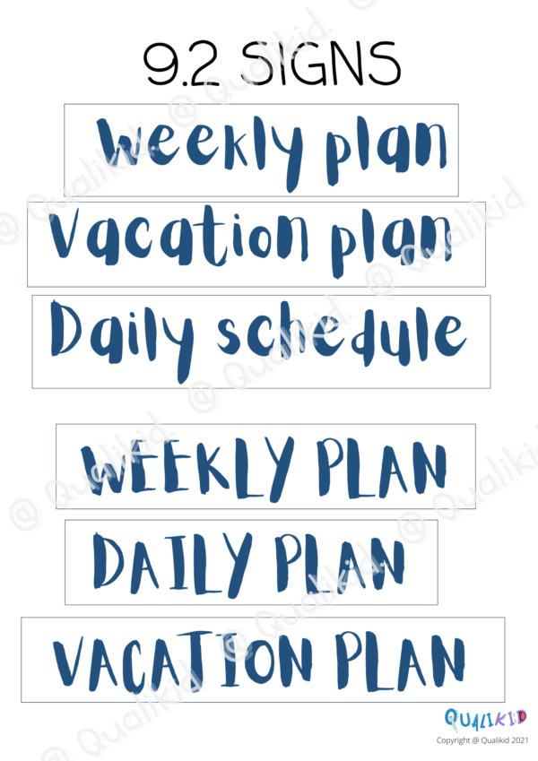 Printable Planner for weekly or daily planning – Bild 9