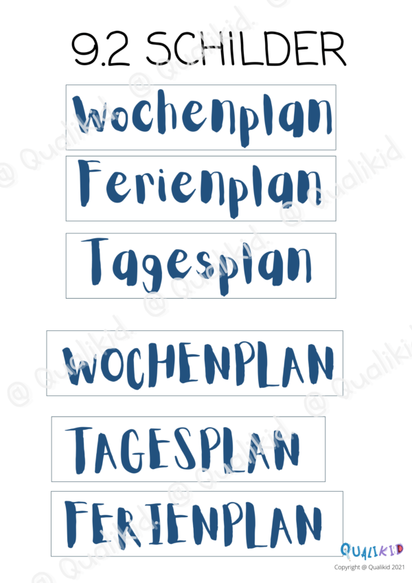 Druckbarer Planer für wöchentliches Planen – Bild 11