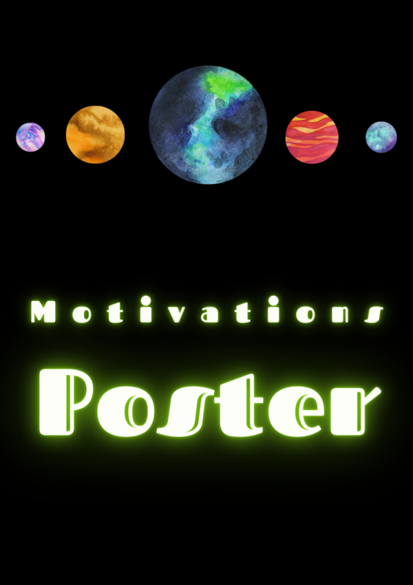 20 druckbare Uniserum-Motivations Poster, Dekoration jedes Zimmer